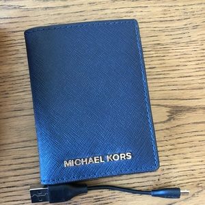 Michael Kors charging battery wallet